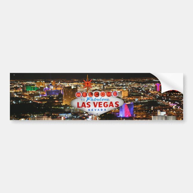 Las Vegas Bumper Sticker (Front)