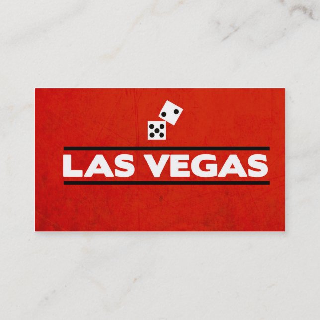 Las Vegas business cards (Back)