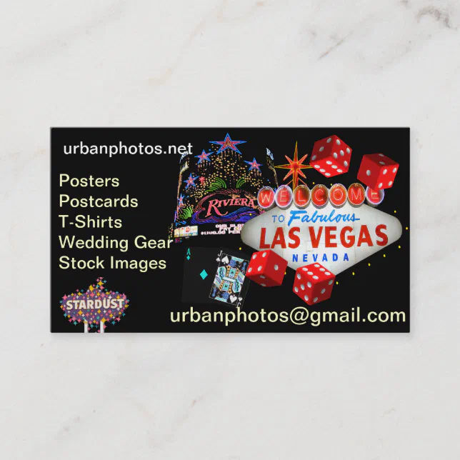 Las Vegas Business Cards | Zazzle