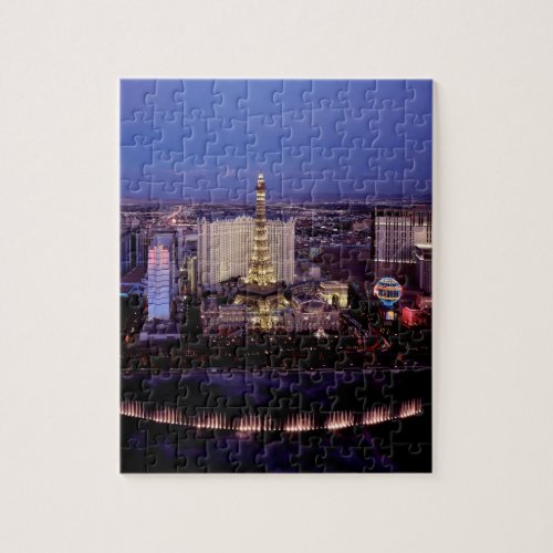Las Vegas by Night 3 Jigsaw Puzzle