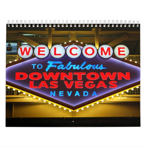 Las Vegas by Night Calendar