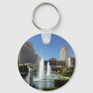 Las Vegas Caesars Palace Fountain Fountains Keychain