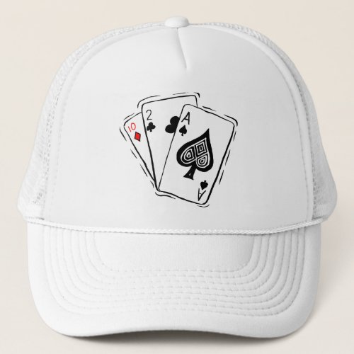 Las Vegas Card Deck Trucker Hat