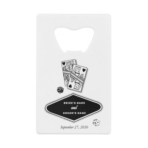 Las Vegas Casino Destination Wedding Black White