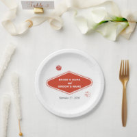 Las Vegas Casino Destination Wedding Red White