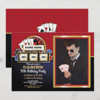 Las Vegas Casino Night Birthday Party Photo
