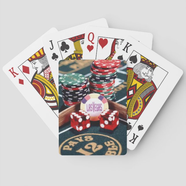 Las Vegas Casino Poker Cards (Back)