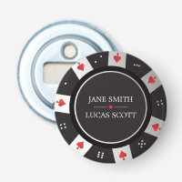 Las Vegas Casino Poker Chip Wedding Favor