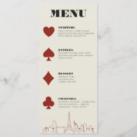 Las Vegas Casino Skyline Wedding Reception