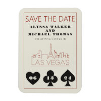 Las Vegas Casino Skyline Wedding Save The Date