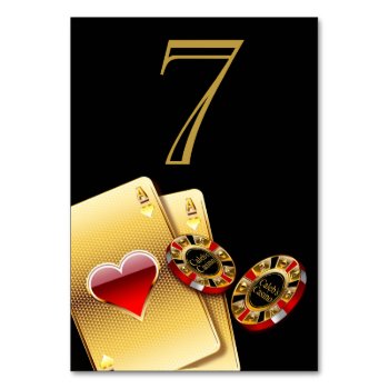 Las Vegas Casino Table Card Ask For Names In Chips by glamprettyweddings at Zazzle