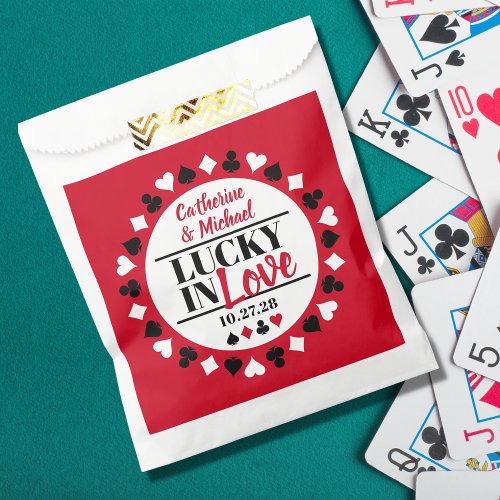 Las Vegas Casino Wedding Lucky In Love Favor Bag