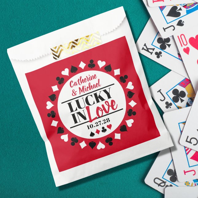 Las Vegas Casino Wedding Lucky In Love Favor Bag (Creator Uploaded)