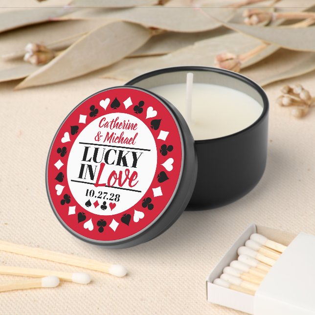 Las Vegas Casino Wedding  Mini Candle Favors (Insitu)