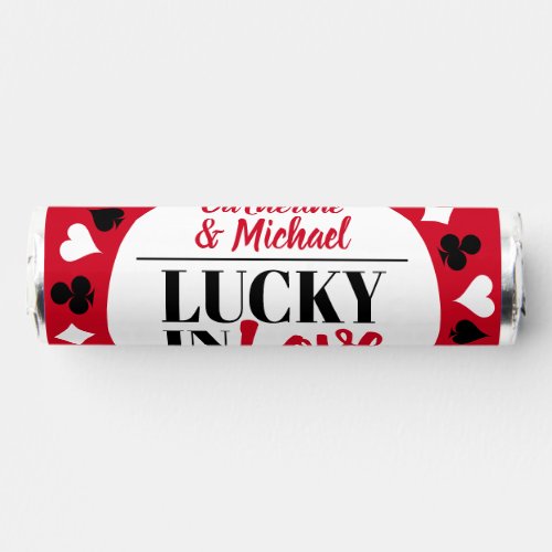 Las Vegas Casino Wedding Red  Black Breath Savers Mints