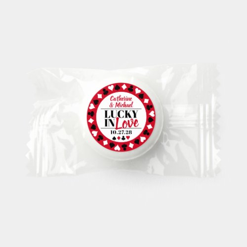 Las Vegas Casino Wedding Red  Black Life Saver Mints