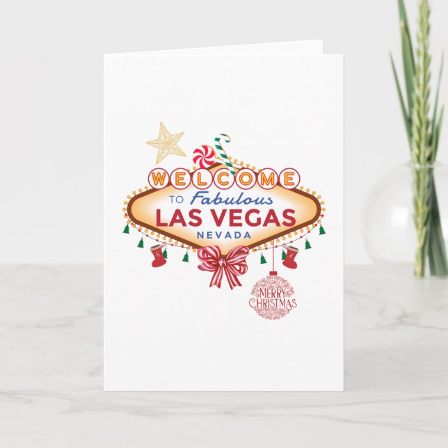 Las Vegas Christmas Card (Front)