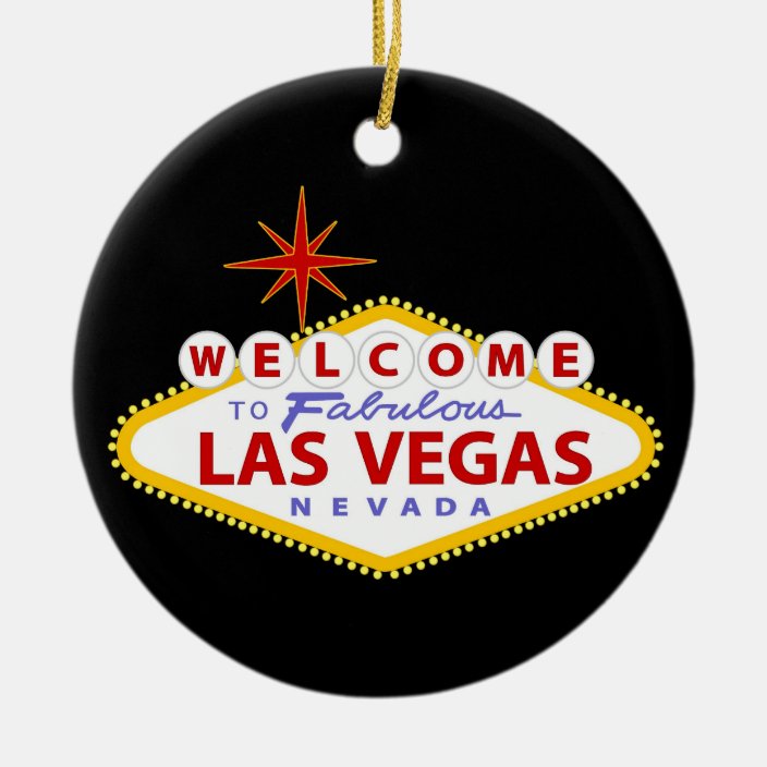 Las Vegas Christmas Ornament | Zazzle.com