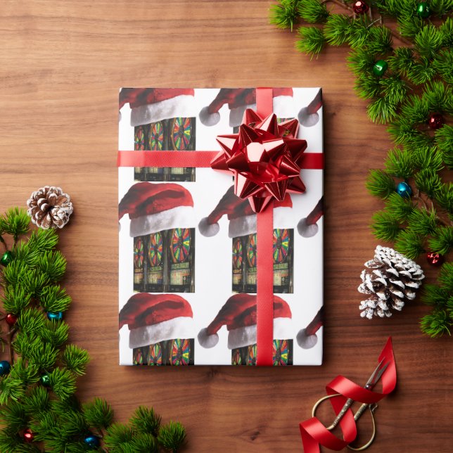 Las Vegas Christmas Slot Machines Wrapping Paper (Holiday Gift)