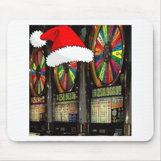 Las Vegas Christmas Slots Mouse Pad