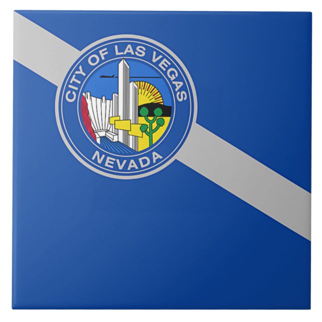Las Vegas City Flag Tile (Front)