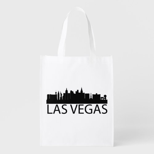 Las Vegas Cityscape Grocery Bag