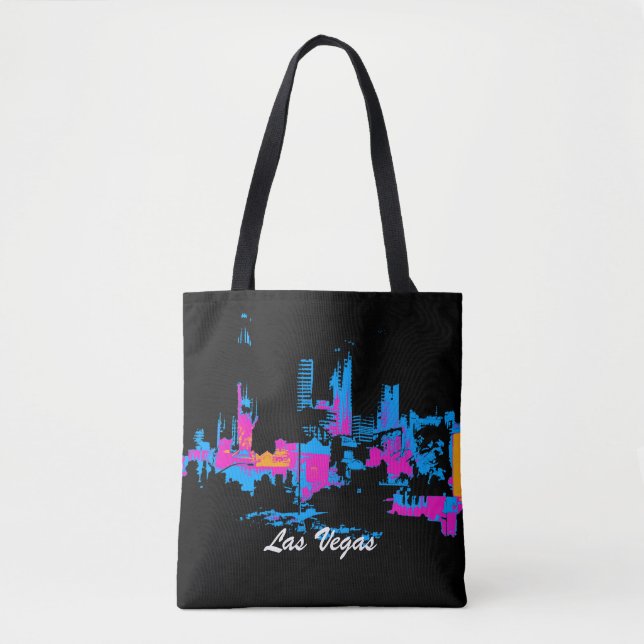 Las Vegas Cityscape Tote Bag (Front)