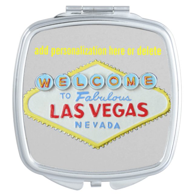 Las Vegas Compact Mirror (Front)