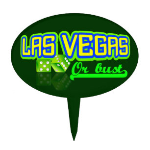 Las Vegas custom cake topper