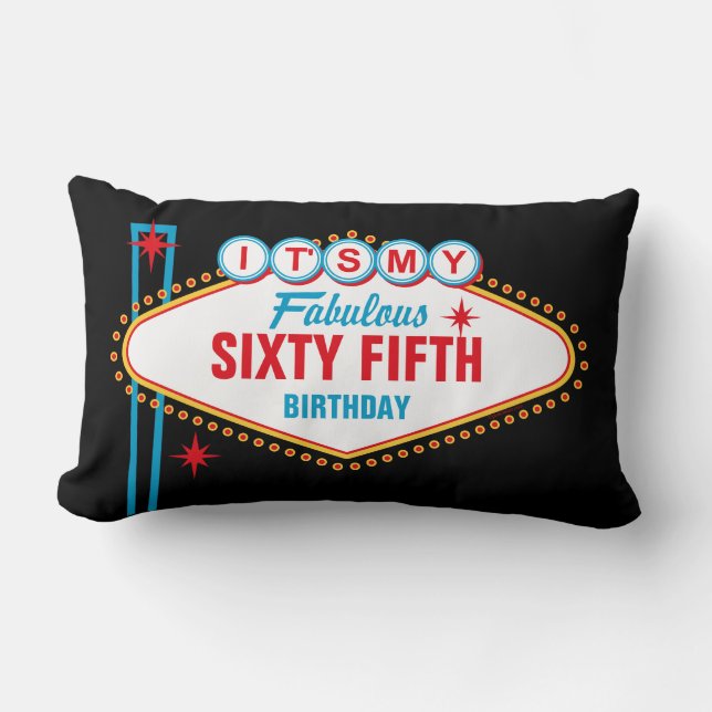 Las Vegas Custom It's My Lumbar Pillow (Front)