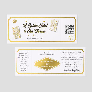 Las Vegas Destination Casino Wedding Golden Ticket