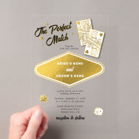 Las Vegas Destination Perfect Match Wedding Gold