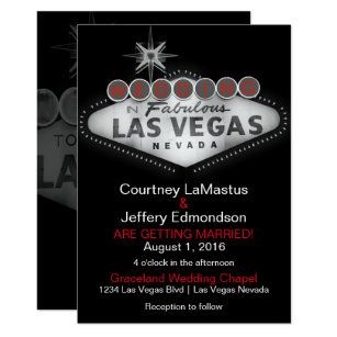Las Vegas Wedding Invitations Zazzle Las Vegas Destination Wedding Invitation