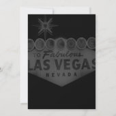 Las Vegas Destination Wedding Invitation (Back)