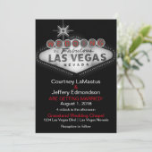 Las Vegas Destination Wedding Invitation (Standing Front)