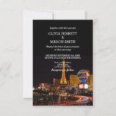 Las Vegas Destination Wedding Invitation (Front)