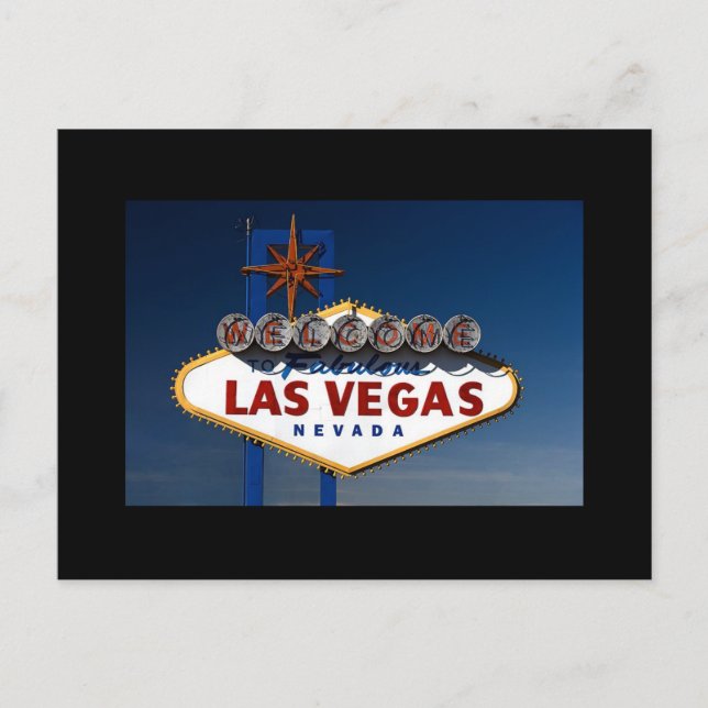 Las Vegas Destination Wedding Save The Dates Annou Announcement Postcard (Front)