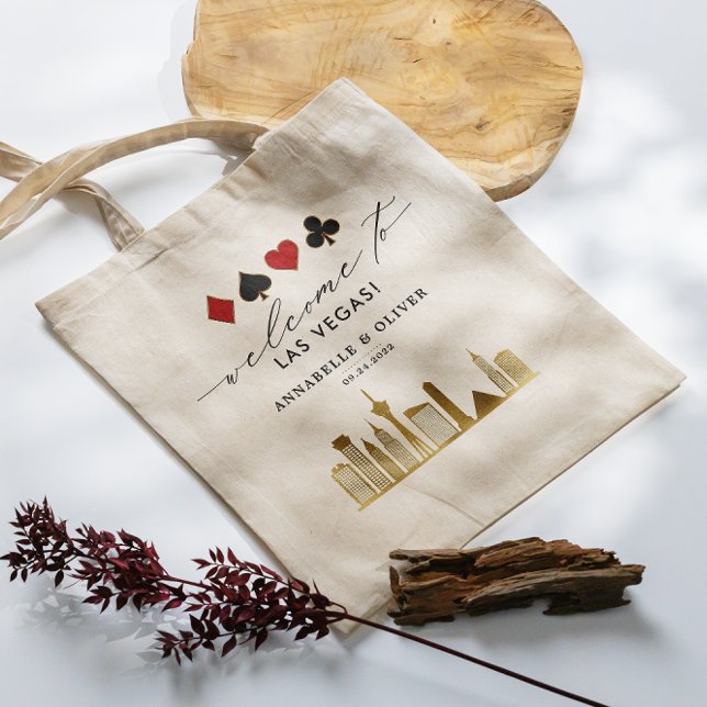 Las Vegas Destination Wedding Welcome Tote Bag (Creator Uploaded)