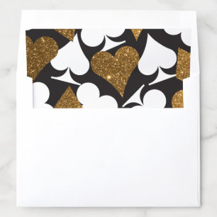 Las Vegas Destiny Malibu Gold Glitter Envelope Liner