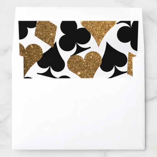 Las Vegas Destiny Malibu Gold Glitter Envelope Liner