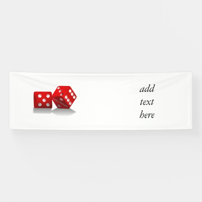 Las Vegas Dice Banner (Horizontal)