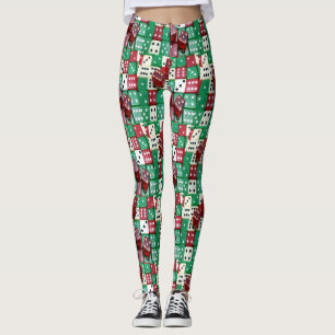 Las Vegas Dice Casino Or Board Game Leggings