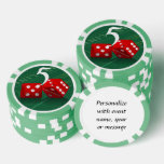 Las Vegas Dice Craps Table Poker Chips