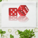 Las Vegas Dice Hand Towel