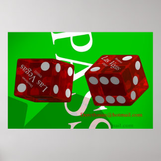 Las Vegas Dice II (print) Poster