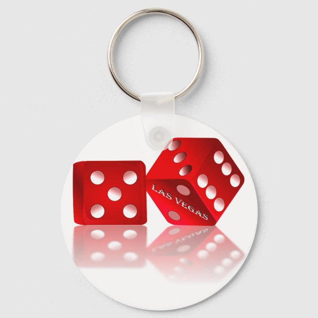 Las Vegas Dice Keychain (Front)