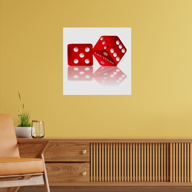 Las Vegas Dice Poster | Zazzle
