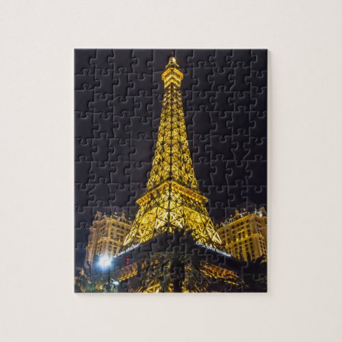 Las Vegas Eiffel Tower Jigsaw Puzzle