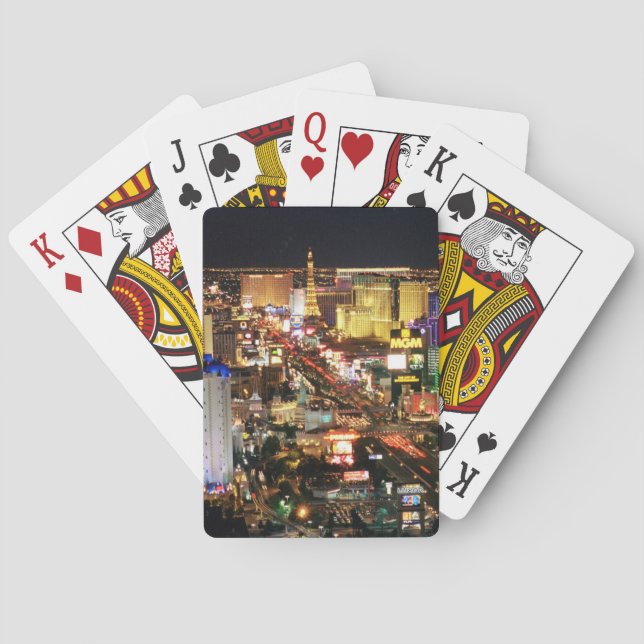 Las Vegas Evening Skyline Playing Cards (Back)