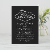 Las Vegas Fabulous Destination Wedding Invitation (Standing Front)
